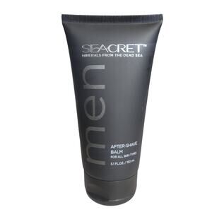Seacret Men After Shave Balm 5.1oz Bottle All Skin Types NEW Dead Sea Minerals